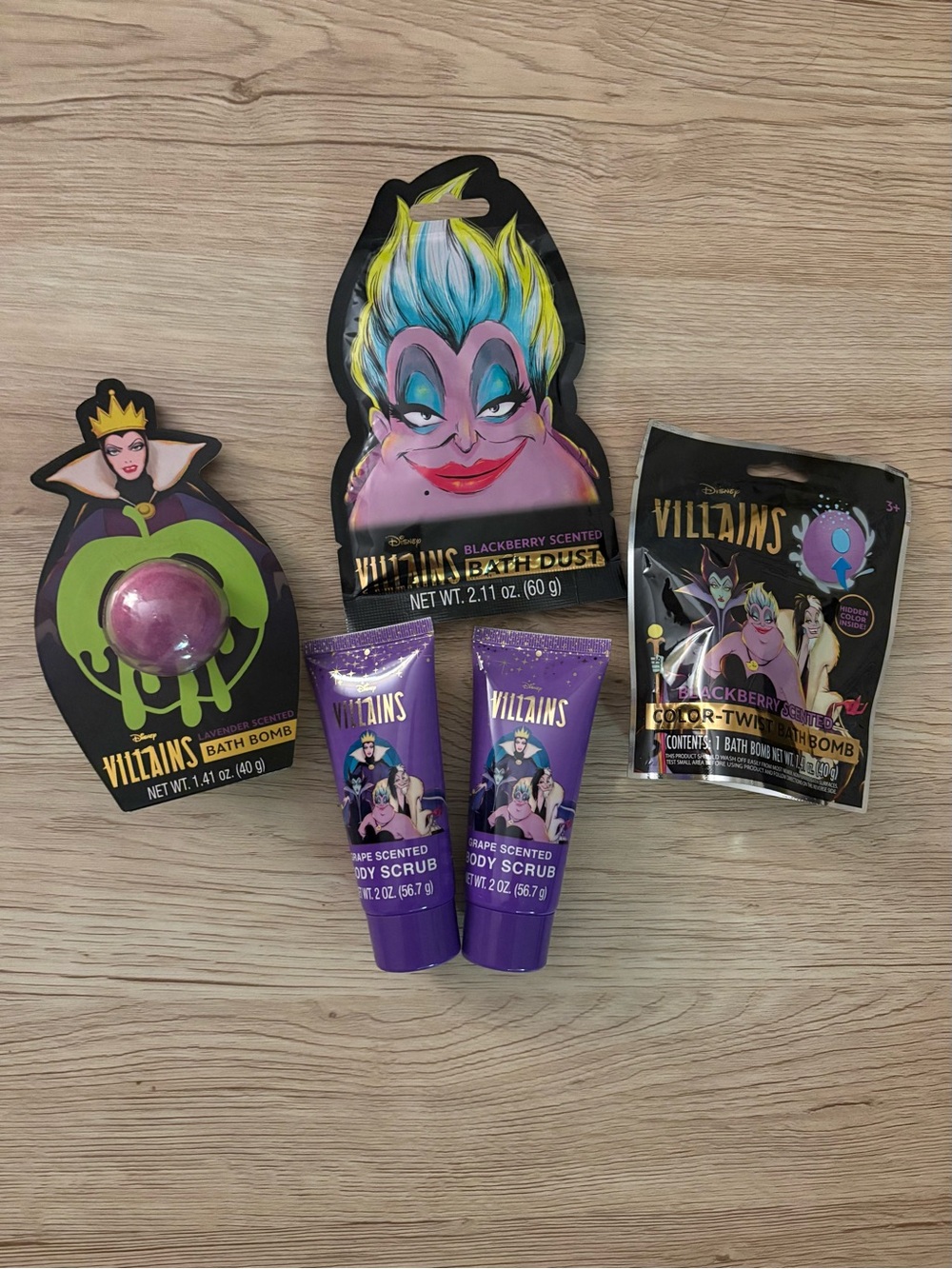 Disney Villains Bath Bundle